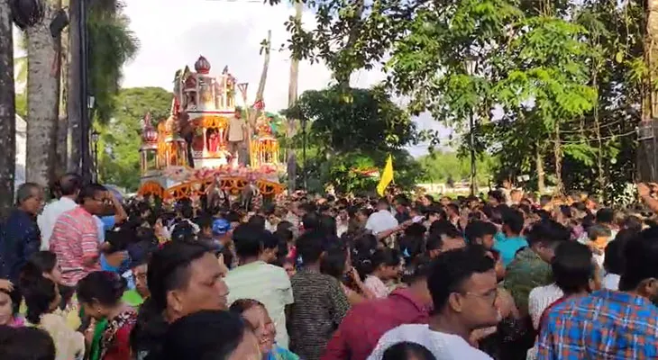কোচবিহারে শুরু মদনমোহনের রথ যাত্রা