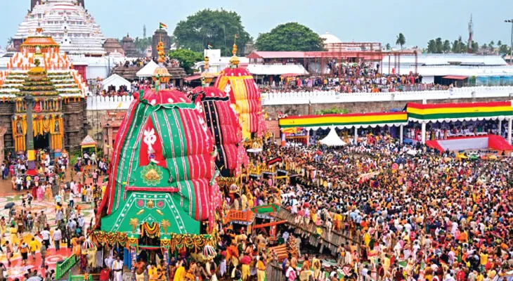 এগলই না জগন্নাথদেবের রথ, পুরীতে আজ ফের রশিতে টান, ভিড়ের চাপে জখম অন্তত ৬০০