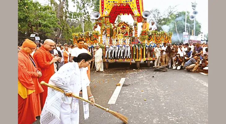 সূচনা মমতার, প্রথম রথযাত্রার ধর্মীয় আবেগে দীঘা ‘পুণ্যভূমি’