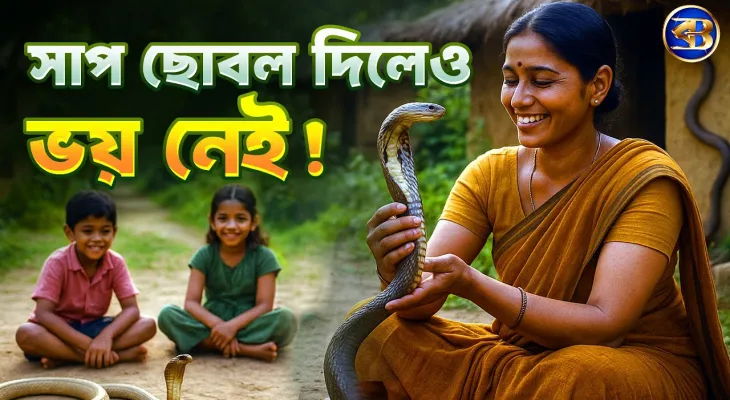 ঘরে ঘরে বিষধর সাপ! বর্ধমান এর এক গ্রামের অদ্ভুত রীতি!