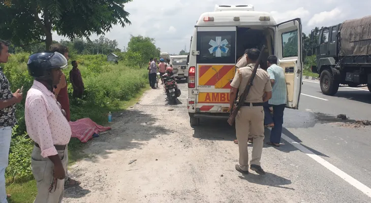 ময়নাগুড়িতে ট্যাঙ্কার-বাইকের সংঘর্ষ, মৃত্যু গৃহবধূর