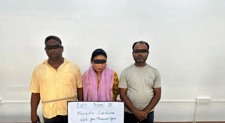 ইংলিশবাজারে ফের বিপুল মাদক বাজেয়াপ্ত, ধৃতদের মধ্যে এক মহিলা মণিপুরের