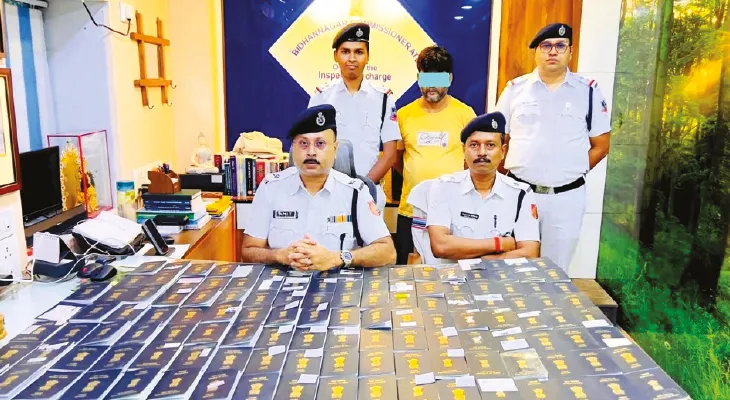বিদেশে চাকরি দেওয়ার নামে প্রতারণায় গ্রেপ্তার কিংপিন, উদ্ধার ১৩২ পাসপোর্ট