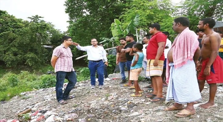 বালুরঘাটে আত্রেয়ী খাঁড়িতে ১০ লক্ষে তৈরি হবে বাঁধ ও গার্ডওয়াল