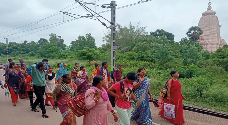 উল্টোরথের জন্য আজ, শনিবার সকাল থেকেই দীঘায় পুণ্যার্থীদের ঢল