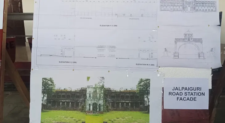 জলপাইগুড়ি রাজবাড়ির আদলে তৈরি হবে জলপাইগুড়ি রোড স্টেশন, রেলকর্তার নিয়ে পরিদর্শনের পর জানালেন স্থানীয় সাংসদ জয়ন্ত রায়