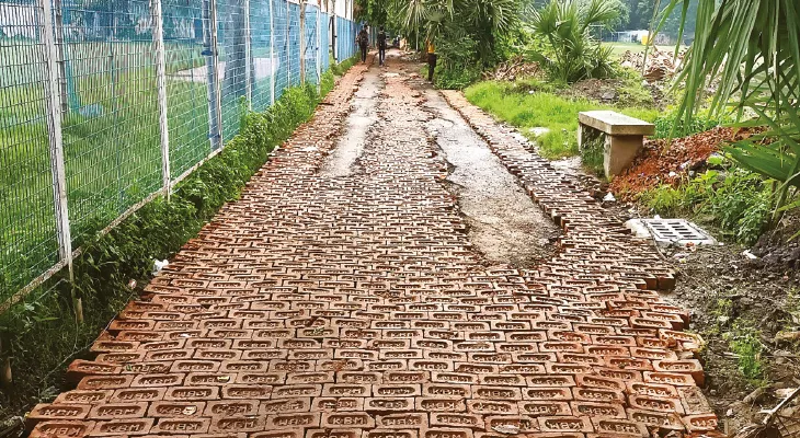 নয়া ওয়াক ওয়ে-বাতিস্তম্ভ-ফেন্সিং বিবেকানন্দ পার্কের সংস্কার শুরু