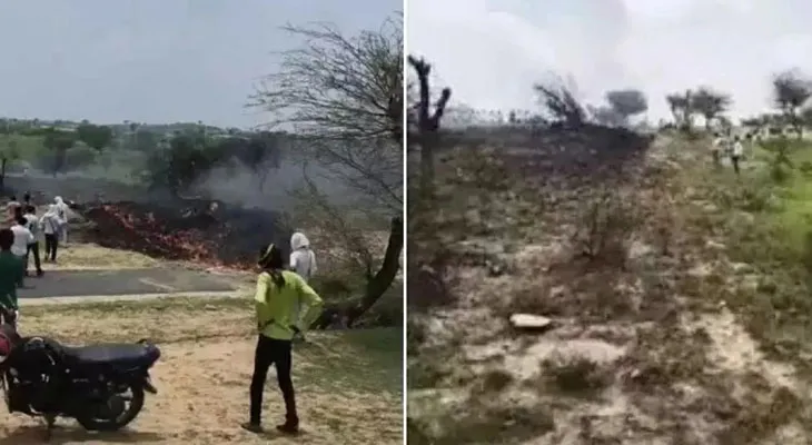 রাজস্থানে ভেঙে পড়ল জাগুয়ার যুদ্ধবিমান, দুই পাইলটের মৃত্যু, চার মাসে ৩টি