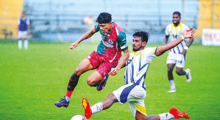 ঘুমপাড়ানি ফুটবলে ড্র মোহন বাগানের