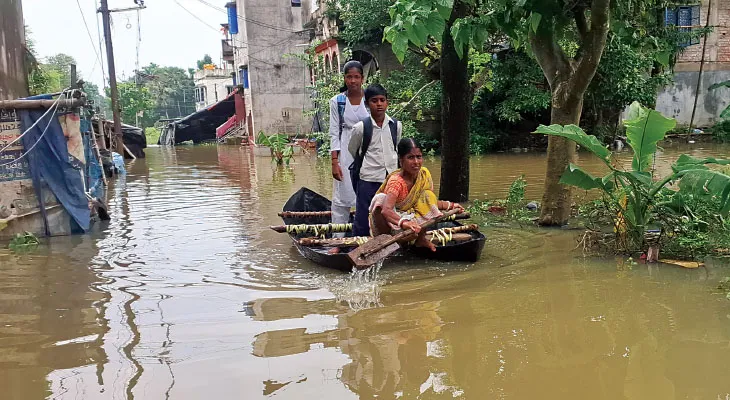 বন্যাত্রাণে অসম টাকা পেলেও বাংলা পায় না, তোপ মমতার, বিপুল জল ছেড়েছে ডিভিসি