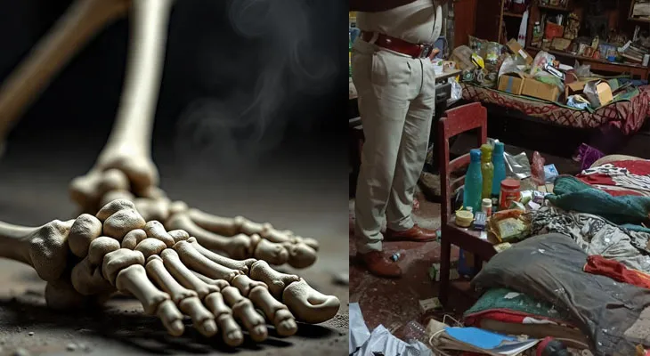 নাগেরবাজারে বন্ধ ঘরে কাপড়ের স্তূপের মধ্যে মিলল প্রৌঢ়ার কঙ্কালসার দেহ! চাঞ্চল্য