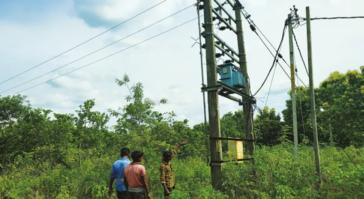 বজ্রপাতে বিকল ট্রান্সফরমার, বিদ্যুৎহীন ডাইনমারি, হাতির ভয়ে রাত জাগে গ্রাম
