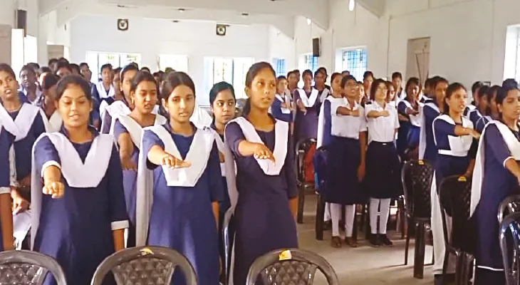 শ্যামপুরে বাল্যবিবাহ বন্ধ করার শপথ নিল পড়ুয়ারা