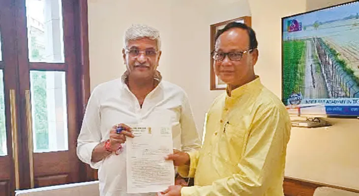 কোচবিহার রাজবাড়ি সংস্কার ও সংরক্ষণের দাবিতে কেন্দ্রীয় মন্ত্রীকে চিঠি জগদীশচন্দ্রের