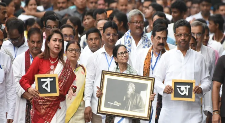 আমি বেঁচে থাকতে এনআরসি করতে দেব না, বোলপুর থেকে হুঙ্কার মমতার