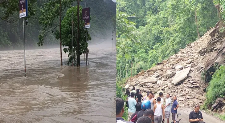 ফের ভয়ঙ্কর রূপ নিল তিস্তা, বন্ধ রইল দার্জিলিং-কালিম্পংয়ের সড়ক যোগাযোগ
