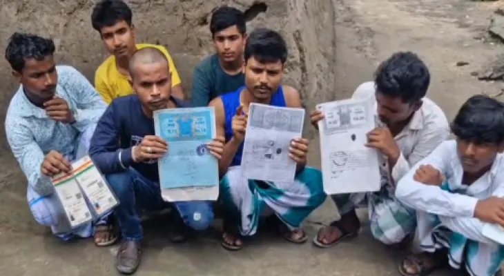 হরিয়ানা থেকে আতঙ্কে দলে দলে বাড়ি ফিরছেন দক্ষিণ দিনাজপুরের পরিযায়ীরা