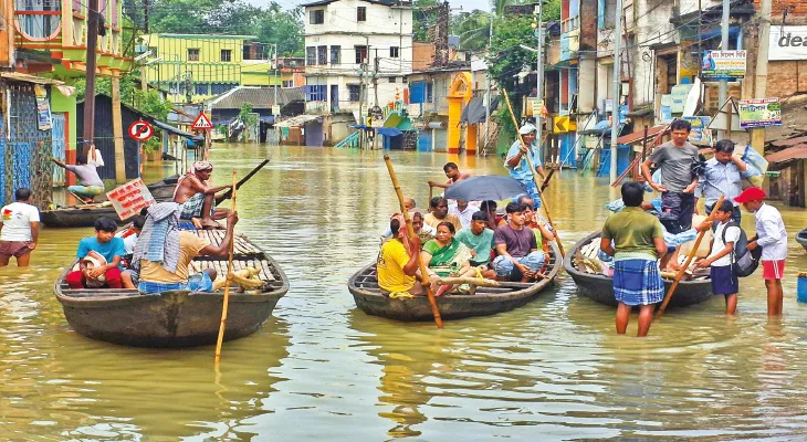 জলমগ্ন ঘাটাল, ৫ আগস্ট আসতে পারেন মুখ্যমন্ত্রী