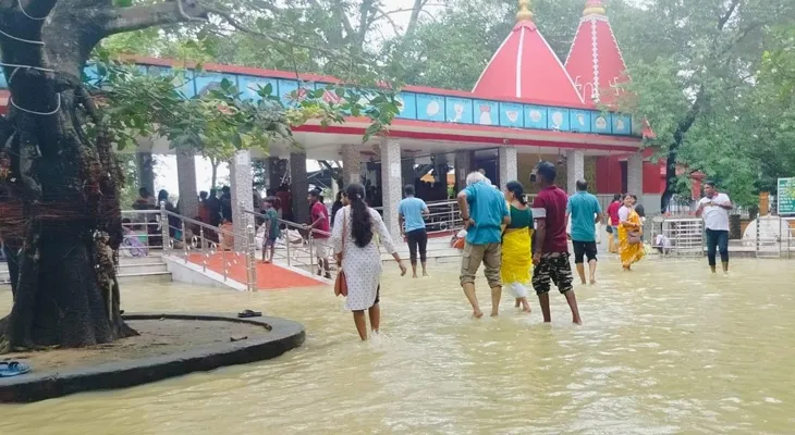 জলমগ্ন সতীপীঠ কঙ্কালীতলা
