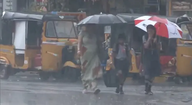 হায়দরাবাদে ভারী বৃষ্টি