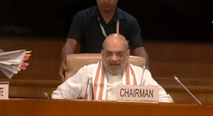নয়াদিল্লিতে সমন্নয় মন্ত্রকের বৈঠকে কেন্দ্রীয় স্বরাষ্ট্রমন্ত্রী অমিত শাহ