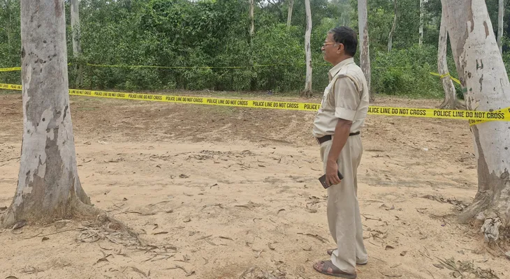 শান্তিনিকেতনের সোনাঝুরিতে মহিলার রক্তাক্ত দেহ উদ্ধার, চাঞ্চল্য