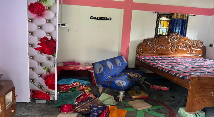বিজেপি নেতা-কর্মীর বাড়িতে হামলা, অভিযুক্ত শাসক দল