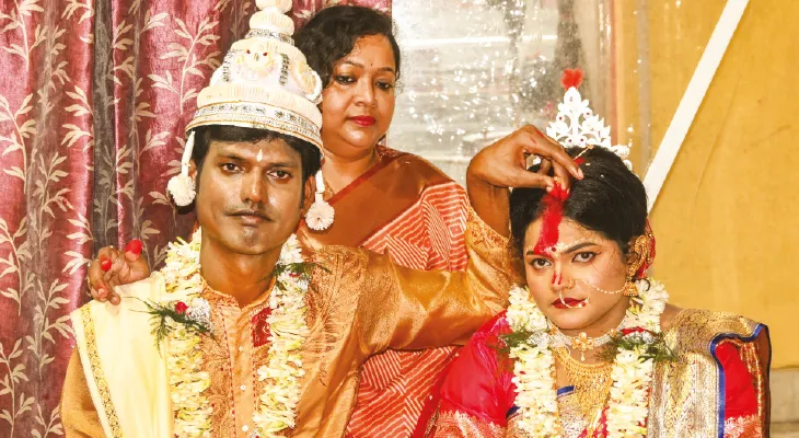 ক্যানিং-চন্দ্রকলির চার হাত এক হল কর্ণজোড়ার সূর্যোদয় হোমে