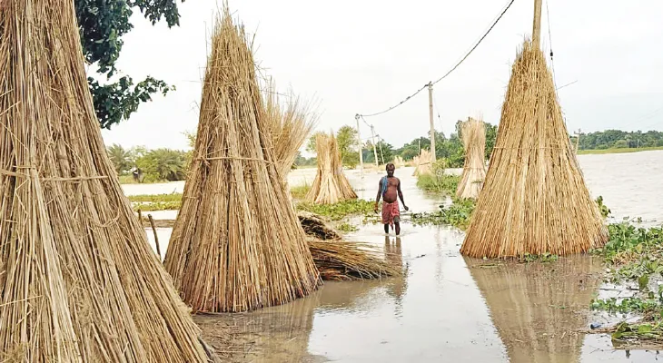 ২২ হাজার হেক্টর কৃষিজমি জলমগ্ন