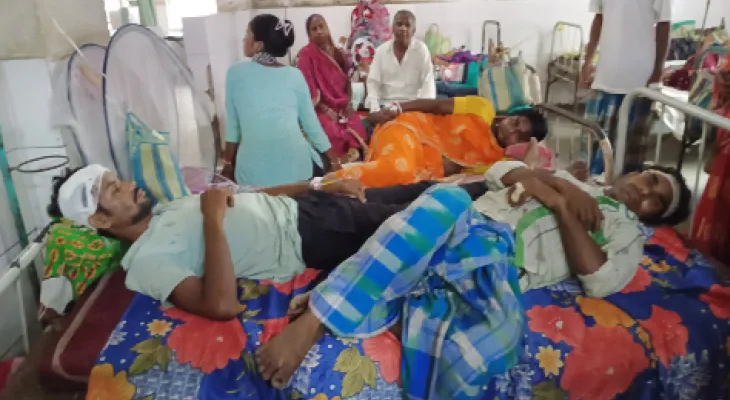 হরিশ্চন্দ্রপুরের নাজিরপুরে জমি নিয়ে দু’পক্ষের সংঘর্ষে জখম ৯