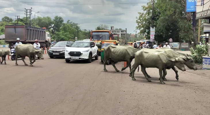 দাবিদারহীন মোষ-গোরু, রাস্তায় ঘুরলেই করা হবে বাজেয়াপ্ত ঠাঁই হবে খোঁয়াড়ে, নয়া পদক্ষেপে আশার আলো দেখছেন শিল্পাঞ্চলবাসী