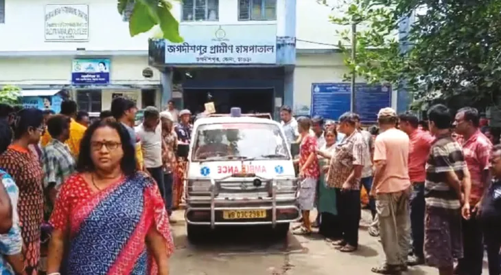 হাওড়ার কোনায় পথচারীর এক চড়েই প্রাণ গেল ভ্যানচালকের