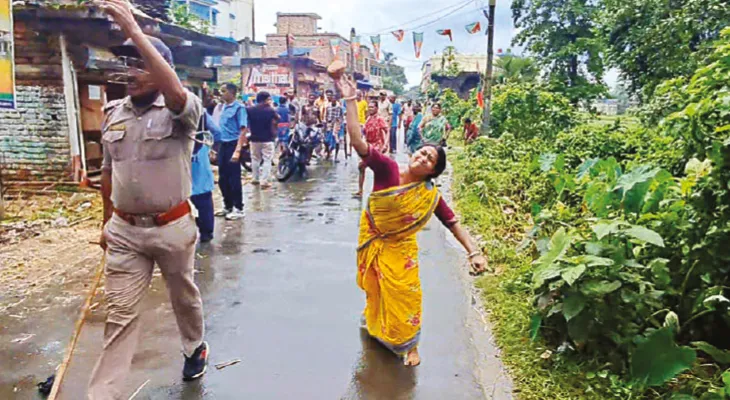 তৃণমূলের বাইক মিছিল ঘিরে বিজেপির সঙ্গে ব্যাপক সংঘর্ষ