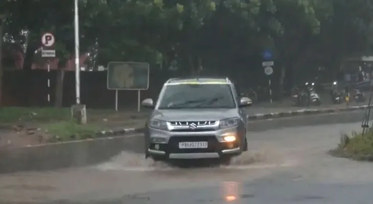 চণ্ডীগড়ে ব্যাপক বৃষ্টি, জলমগ্ন একাধিক এলাকা