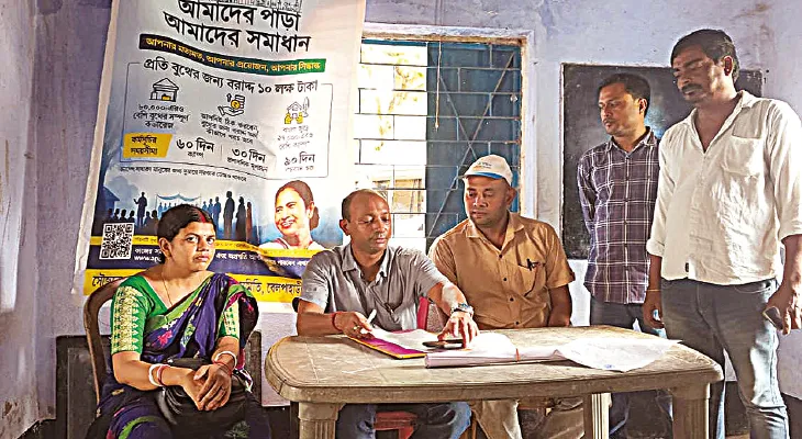 বিনপুরের শিলদায় ‘আমাদের পাড়া’ শিবিরে সাবমার্সিবল পাম্পের দাবি
