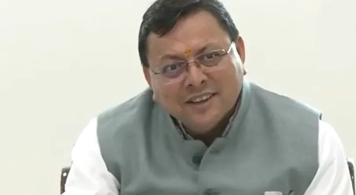 চামোলিতে বৈঠক উত্তরাখণ্ডের মুখ্যমন্ত্রী পুষ্কর সিং ধামির