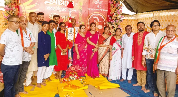 এবার প্রতিমায় নজর কাড়বে ব্ল্যাক ডায়মন্ড ক্লাব