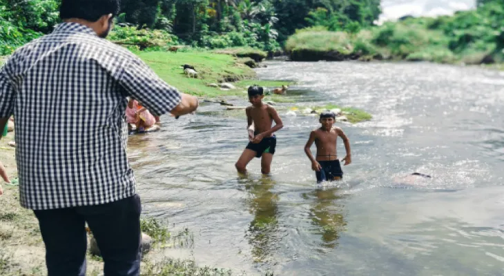 জর্দা নদীতে ফের স্নান, কাউন্সিলার সতর্ক করলেন অভিভাবকদের