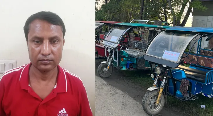 বারুইপুরে টোটো চুরির পান্ডা গ্রেপ্তার, শাগরেদ বিজেপি নেতার বাড়ি থেকে উদ্ধার সাতটি চোরাই গাড়ি