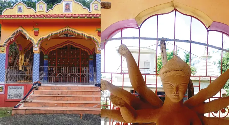 দাদাঠাকুর শরৎ পণ্ডিতের মামাবাড়িতে দুর্গাপুজো শুরু হয় এক পক্ষকাল আগে