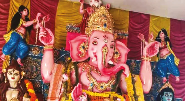 দেড়শো বছরেরও বেশি পুরনো গণেশ পুজো কাঁকিনাড়া বাজারে