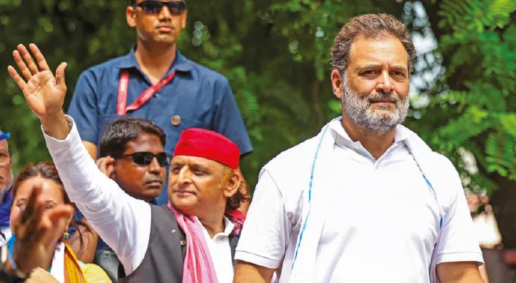 রাহুলের ভোটার অধিকার রক্ষা যাত্রা: অওধের পর এবার মগধ,বিজেপিকে হারানোর ডাক অখিলেশের