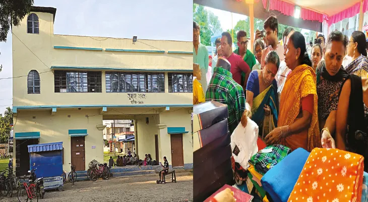 অশোকনগরে ক্লাবের সামনে শপিং মল, মনের আনন্দে চলল কেনাকাটা