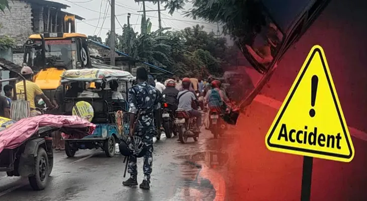 সাতসকালে উলুবেড়িয়ায় মার্মান্তিক দুর্ঘটনা, দোকানে যাওয়ার পথে লরির চাকায় পিষ্ট যুবক