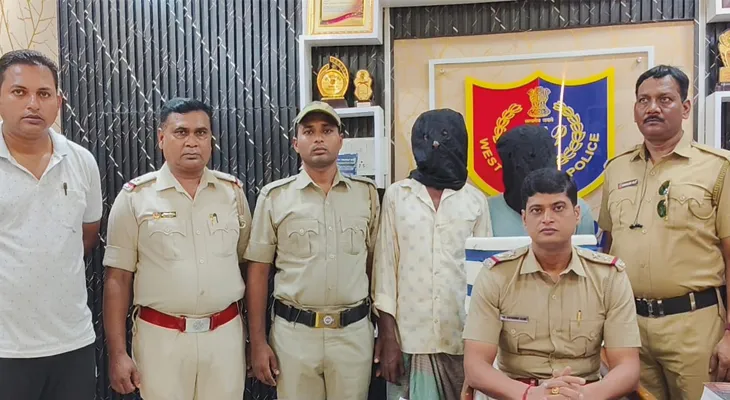 মুর্শিদাবাদের সাগরপাড়ায় আগ্নেয়াস্ত্রসহ গ্রেপ্তার দুই