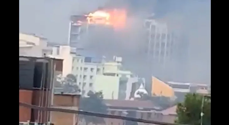 নেপালের একটি জনপ্রিয় সংবাদ মাধ্যমের হেডকোয়ার্টারে আগুন