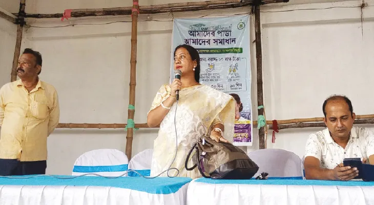 ‌ক্লাবে ‘আমাদের পাড়া’ শিবির, উপস্থিত তৃণমূল নেতাও, বিতর্ক