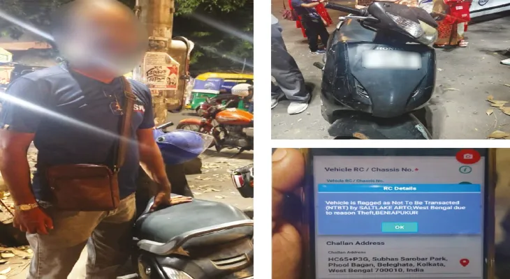 ৭ বছর আগে চুরির স্কুটার ‘হাতবদল’ তিনবার! বাইপাসে পাকড়াও চালক, যোগসূত্র সেই মল্লিকবাজার?