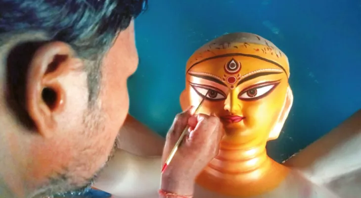 মহালয়ার সকালে উৎসবের আবহে জড়িয়ে আছে বাঘাযতীনের রোড রেস