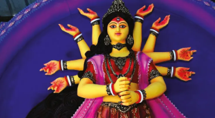 মহালয়ার পরেই সুবর্ণরেখার তীরে সূচনা হয় দেবী দুর্গার বেল-বরণ